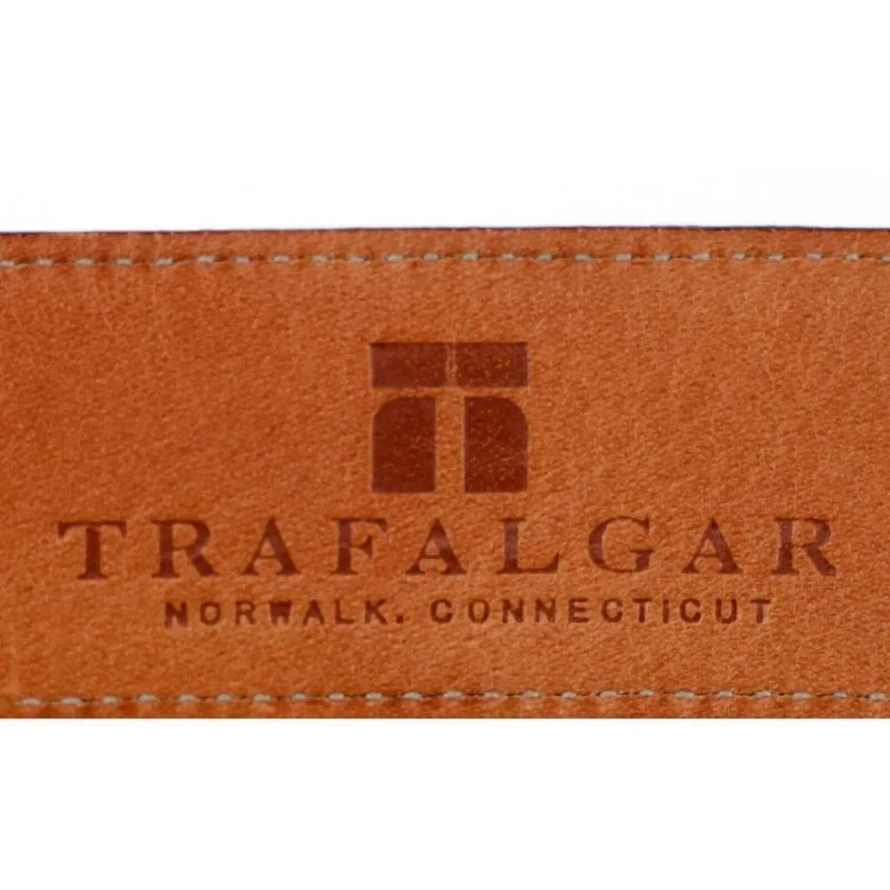 Trafalgar EASTON BROWN GENUINE LEATHER 1 1/8